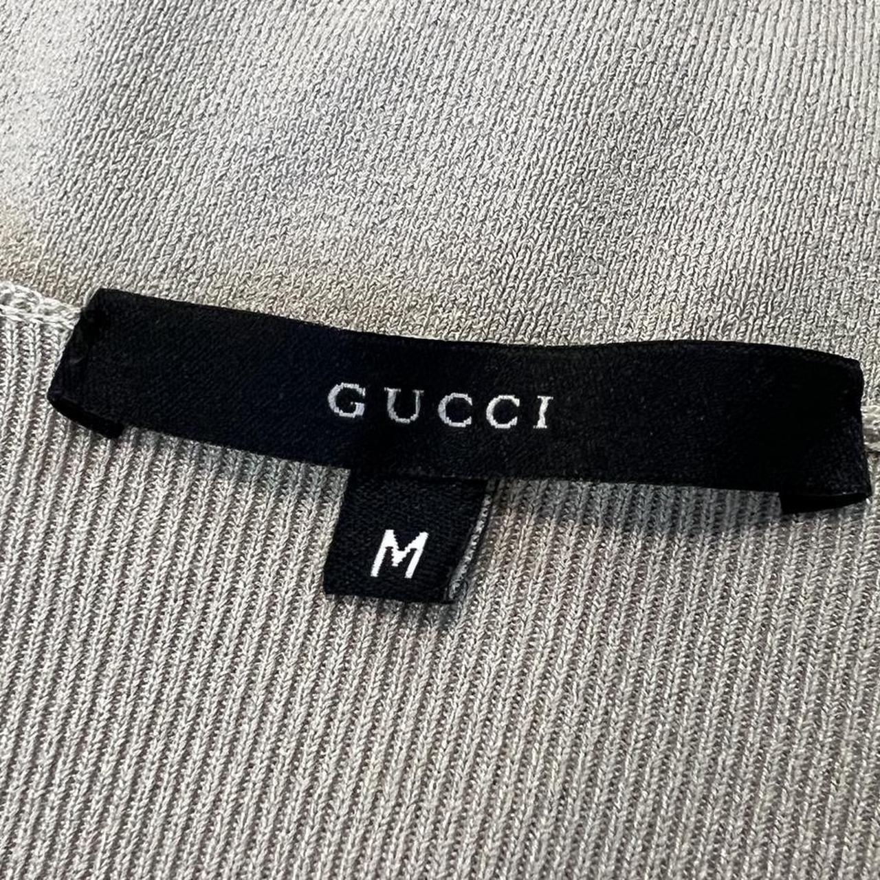 Gucci by Tom Ford Gray Silk Knit Cardigan - Outfit Repeater