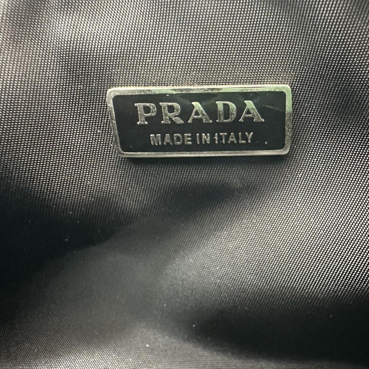 Prada Black Nylon Mini Pochette Shoulder Bag