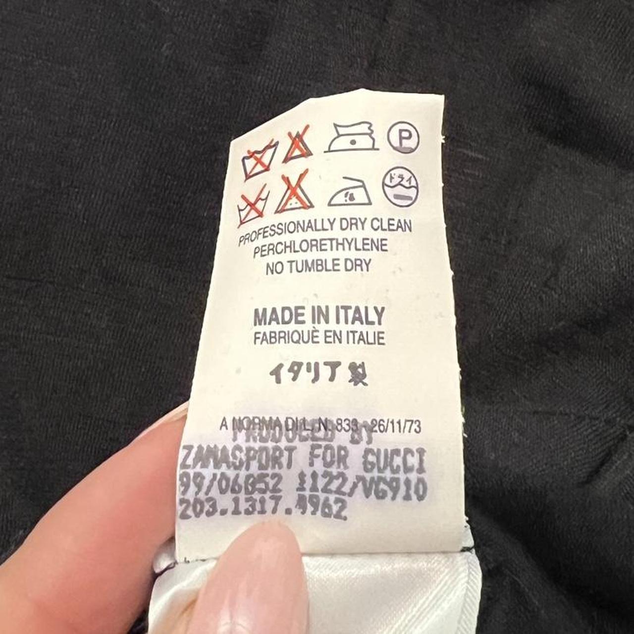 Gucci by Tom Ford F/W 1999 Black Silk and Wool Blend Puff Sleeve Top - Outfit Repeater