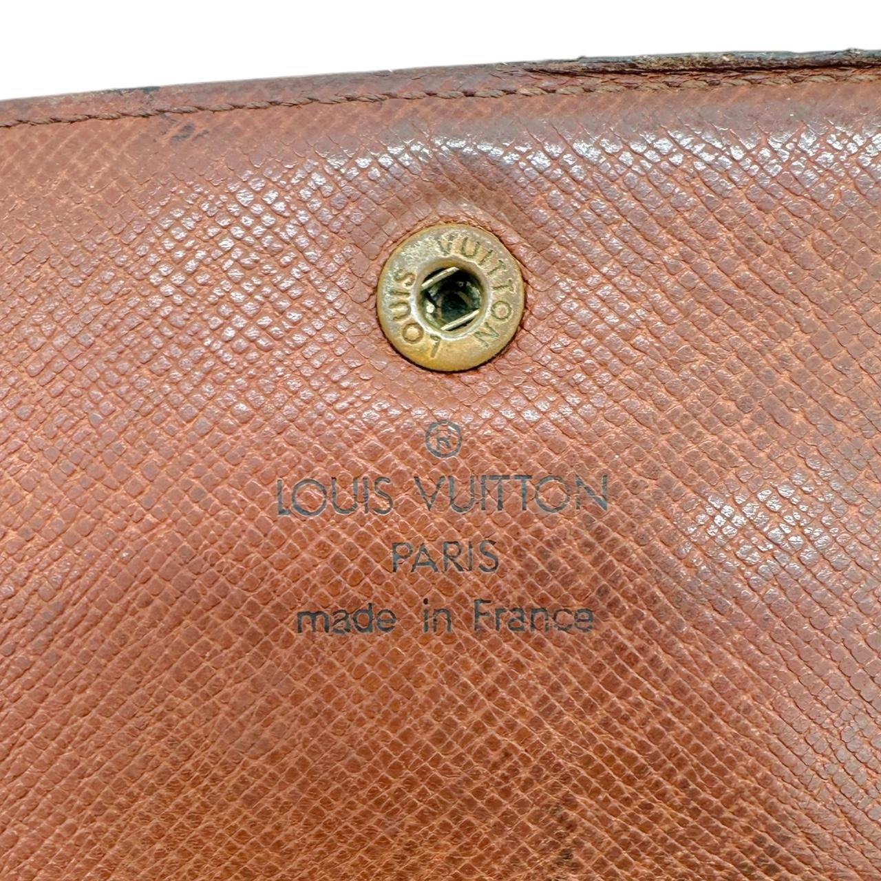 Louis Vuitton Brown Monogram Sarah Long Wallet