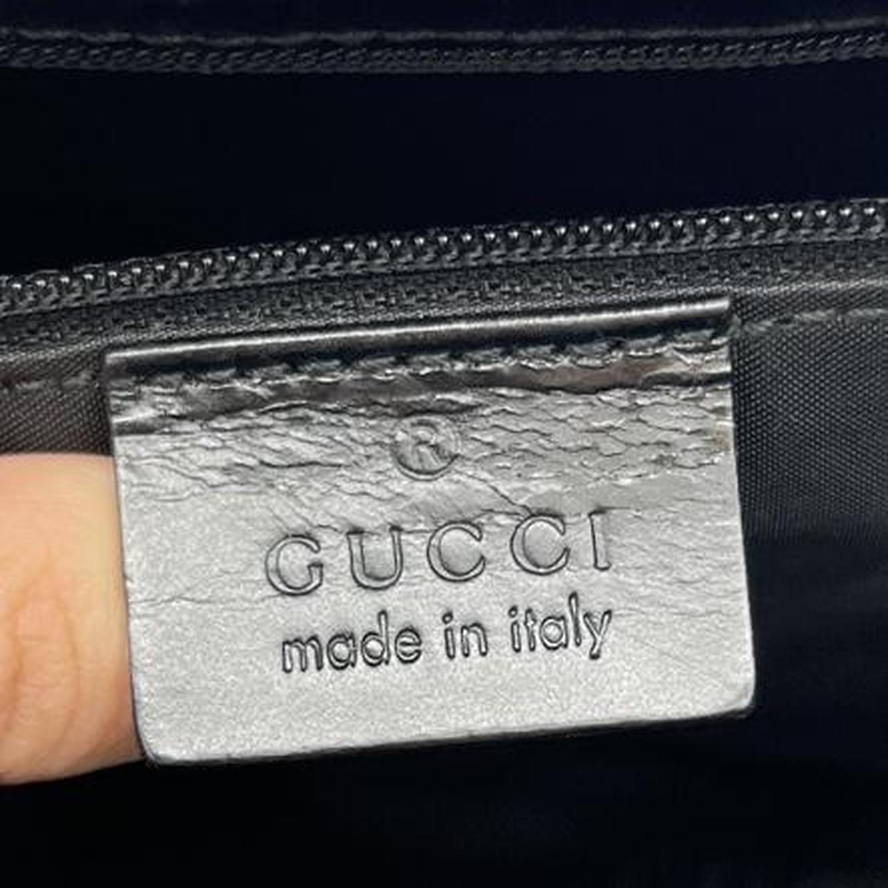 Gucci Jackie Black Canvas and Leather Shoulder Bag - Outfit Repeater