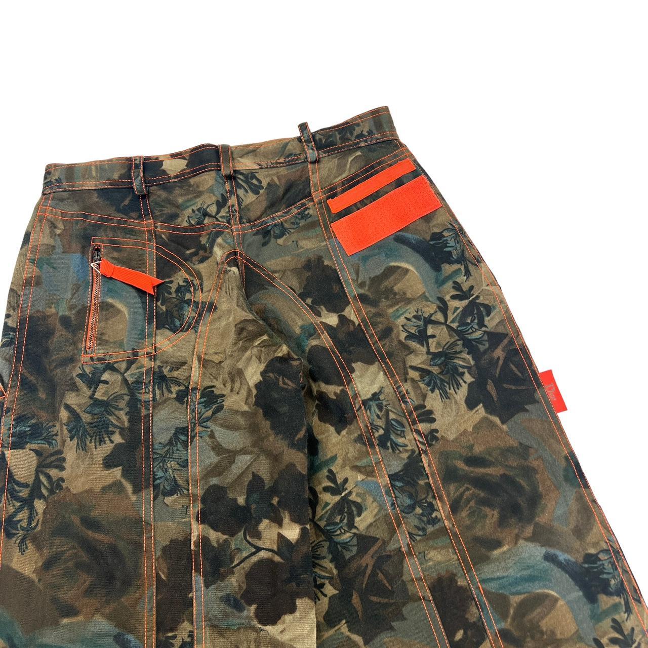 Christian Dior by John Galliano S/S 2005 Camouflage Cargo Capri Pants