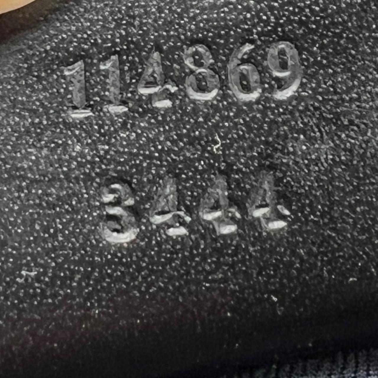 Gucci Black Leather Logo Shoulder Bag