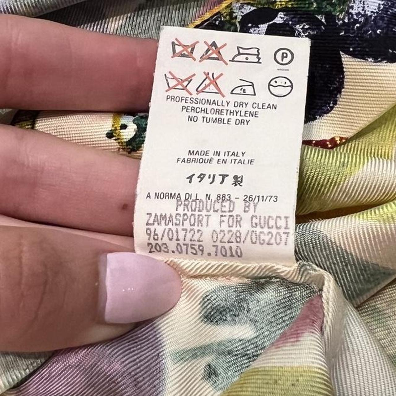 Gucci By Tom Ford S/S 1996 Silk Fruit Print Blouse Top - Outfit Repeater