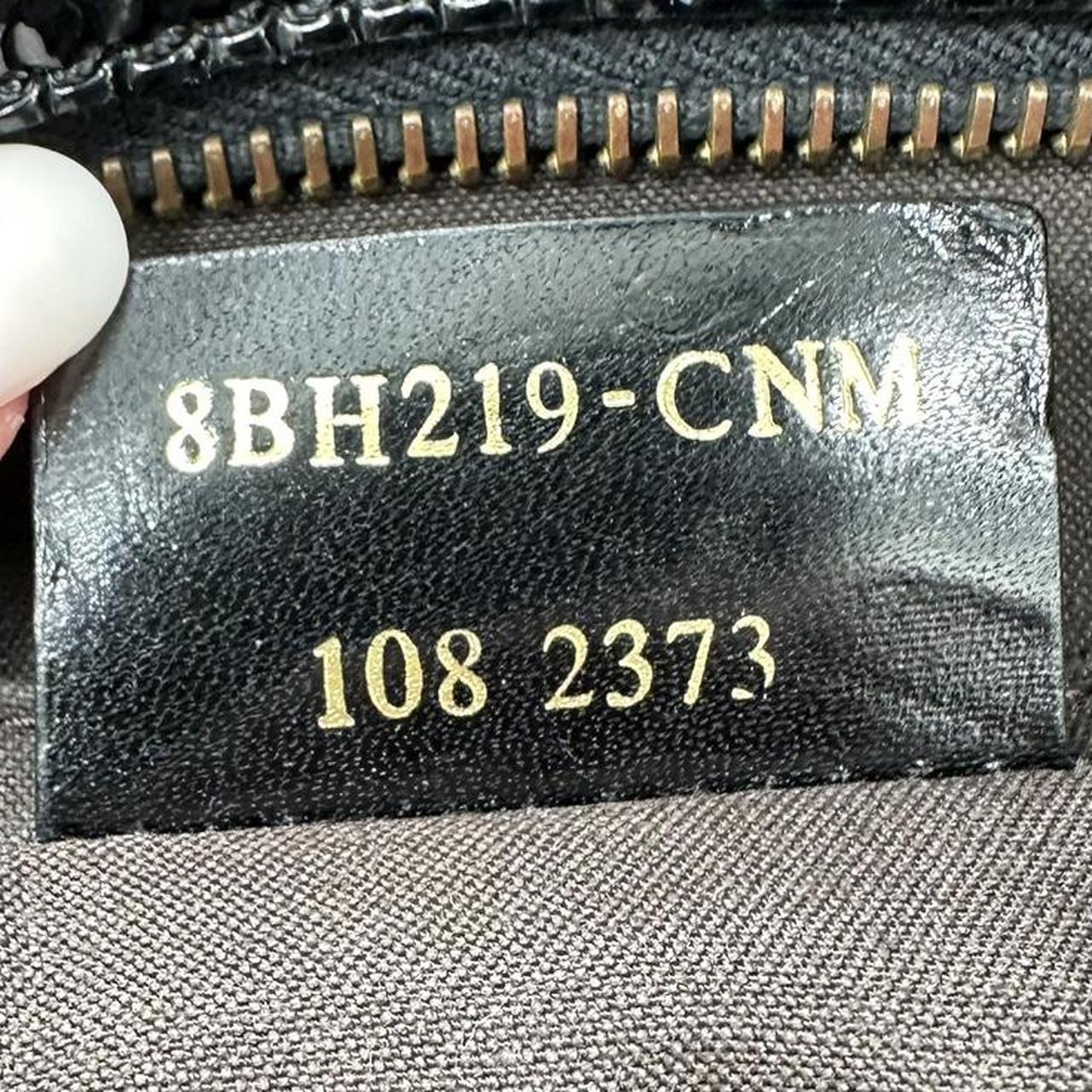 Fendi Black Patent Leather Hobo Bag