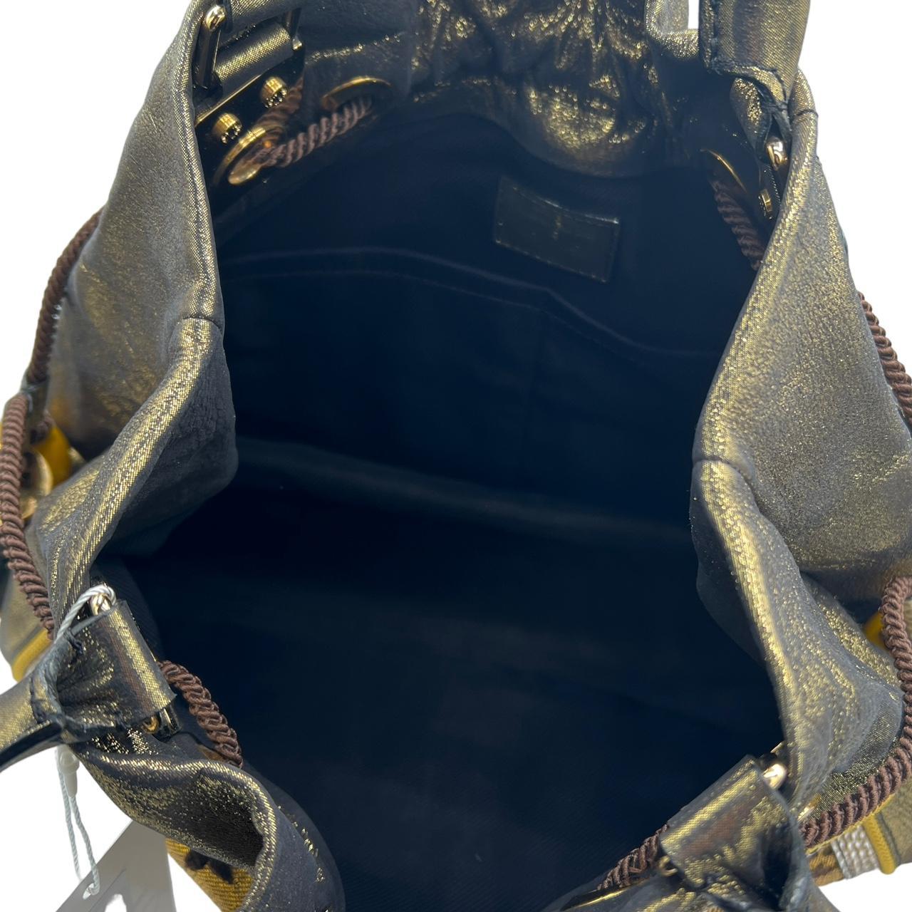 Louis Vuitton Sunbird Metallic Snakeskin and Monogram Canvas Tote Bag - Outfit Repeater