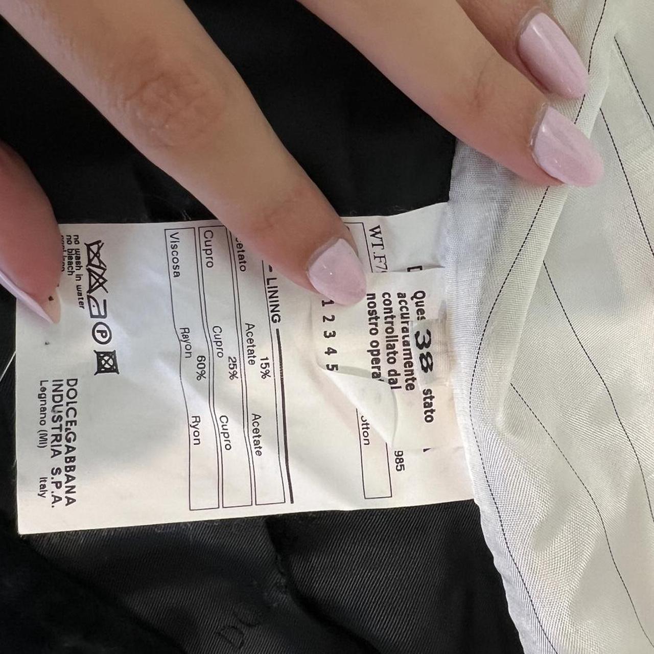 Dolce & Gabbana Black Velvet and White Pinstriped Silk Vest Top - Outfit Repeater