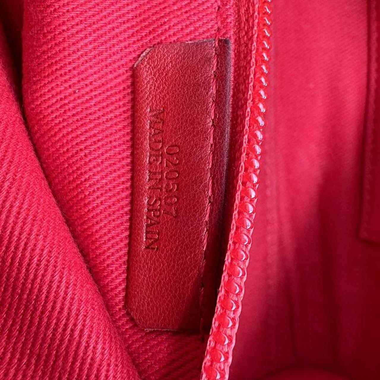 Loewe Suede Amazona Shoulder Bag Tan with Logo Embroidery