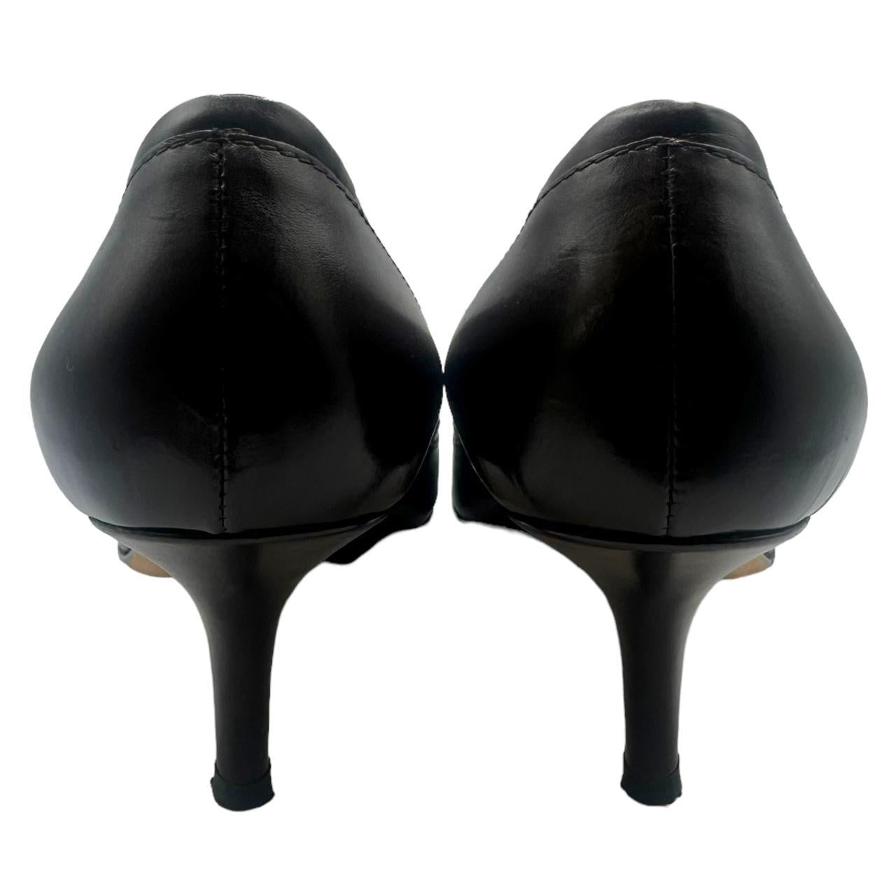 Christian Dior Brown Leather Pointed Toe Heels