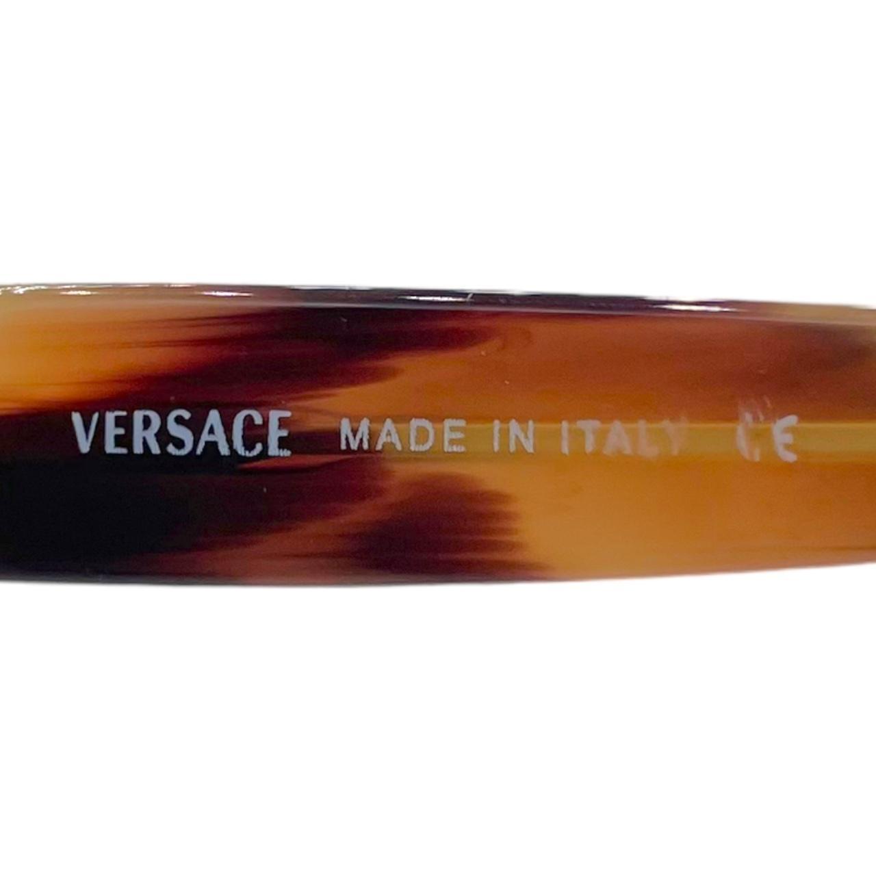 Versace Tortoise Shell Crystal Embellished Sunglasses