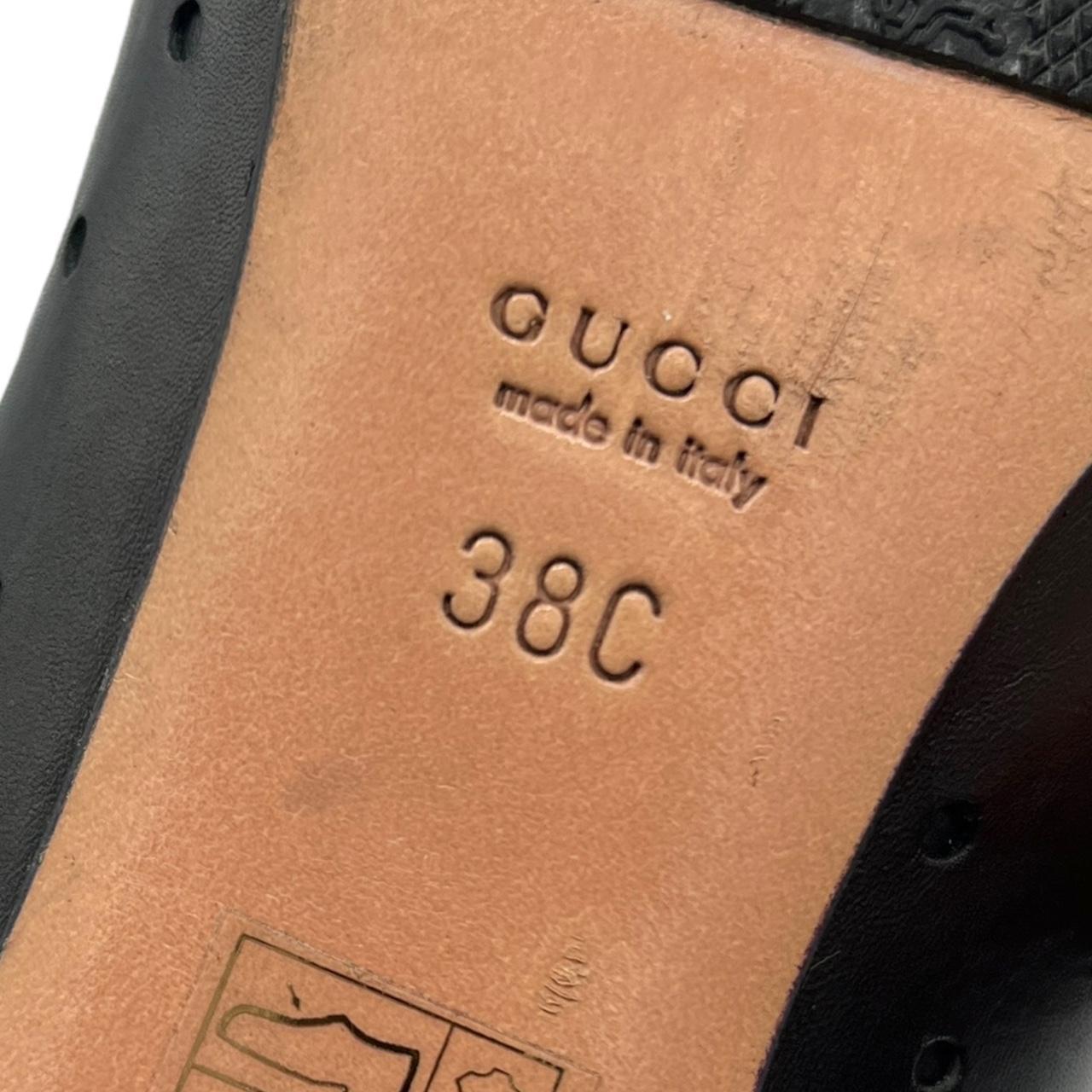 Gucci Black Pointed Toe Heels with GG Logo