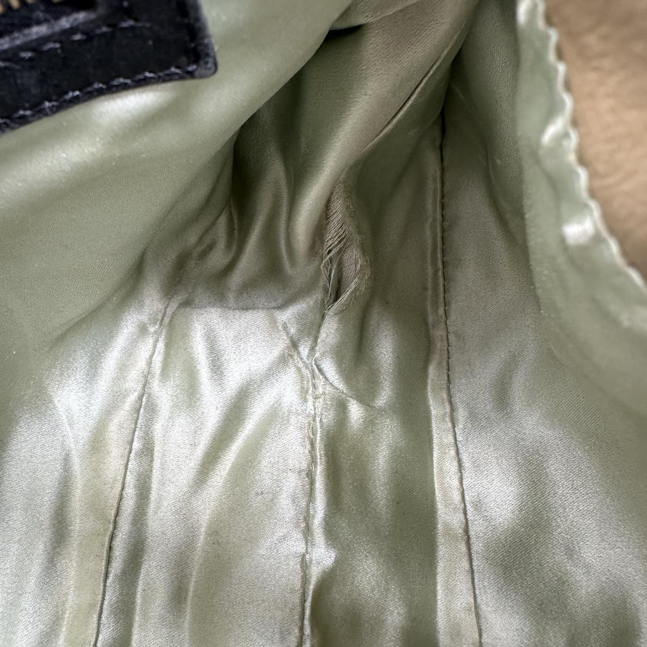 Fendi Two Tone Leather Fold-Over Baguette Shoulder Bag - Outfit Repeater