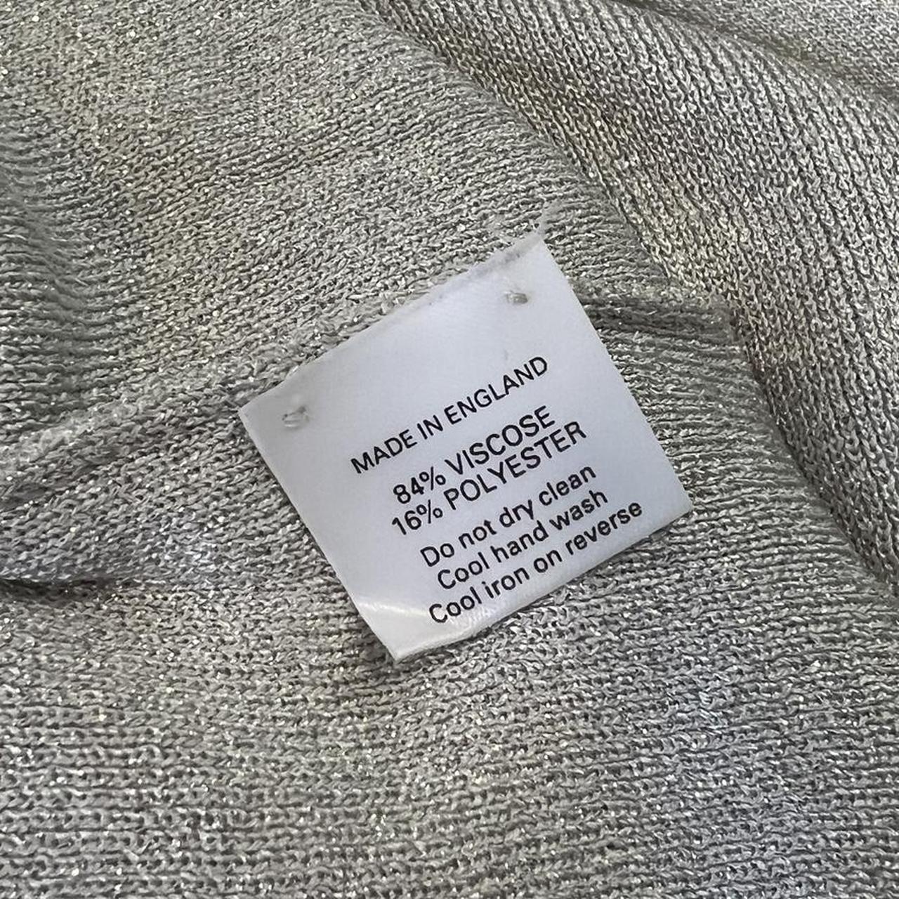 Vivienne Westwood London Silver Knit Mini Dress - Outfit Repeater