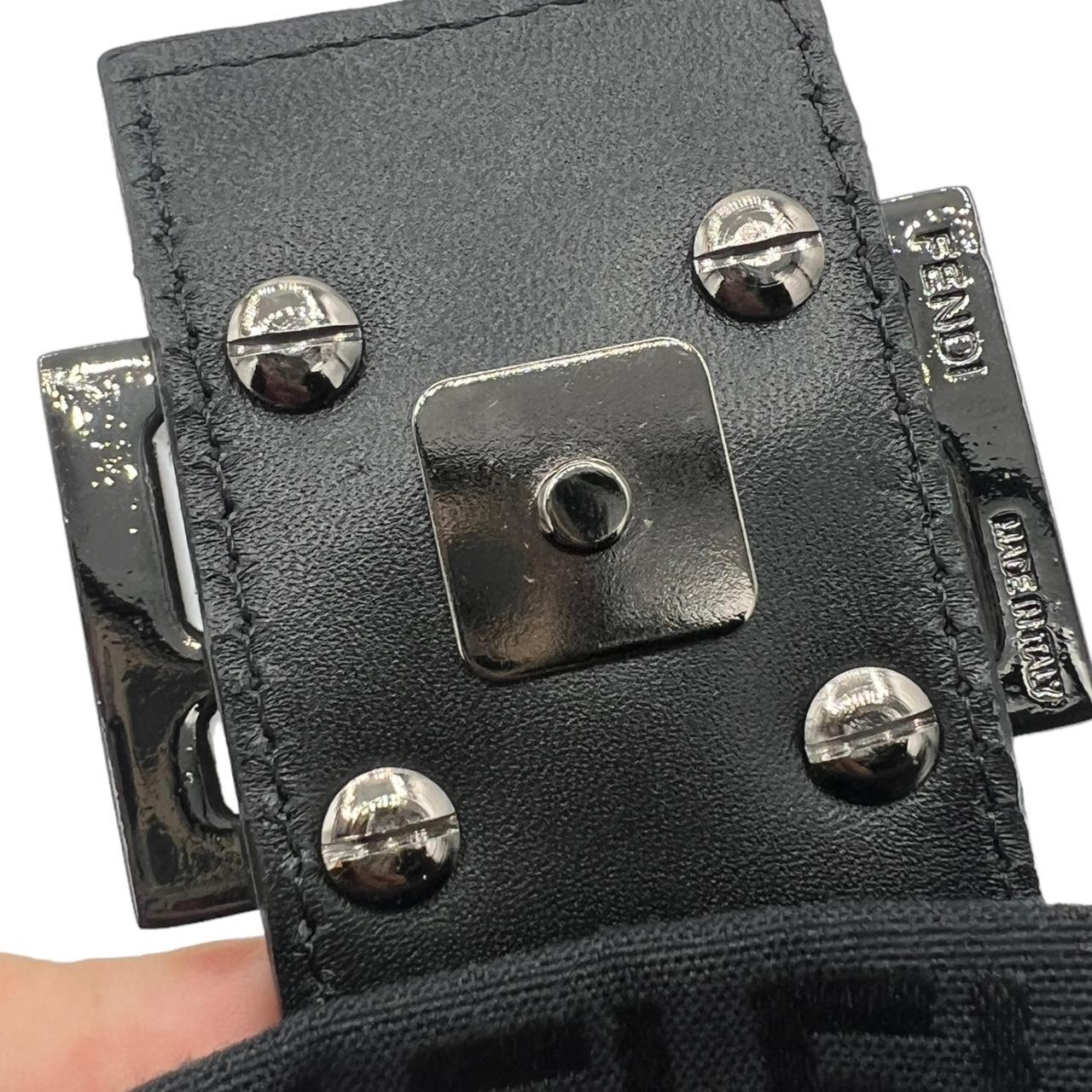 Fendi Black FF Zucca Monogram Crossbody Bag