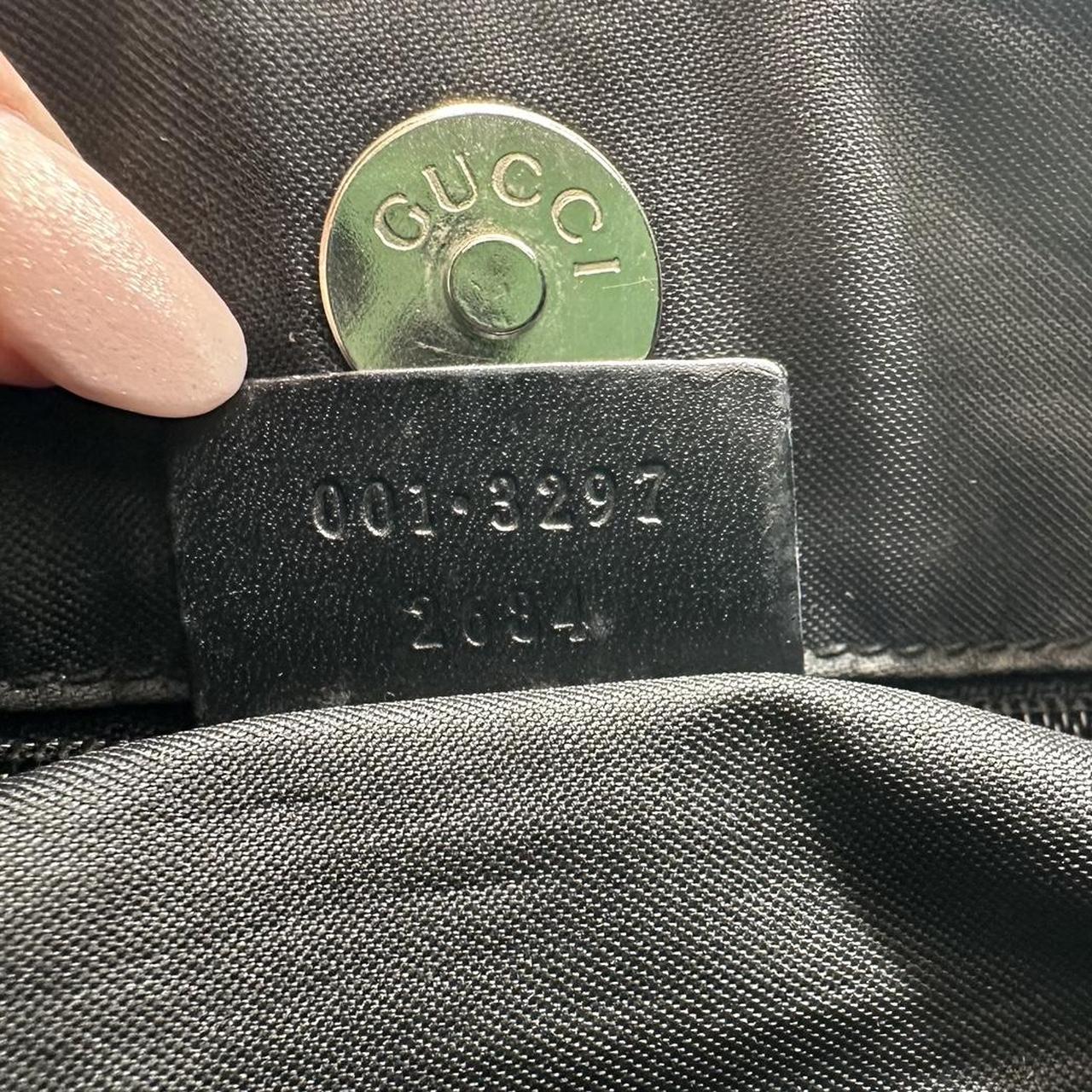 Gucci Black Suede Embossed Monogram Shoulder Bag - Outfit Repeater