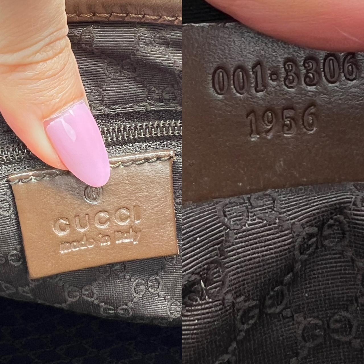 Gucci by Tom Ford Jackie Pink Brown Canvas Leather Bag