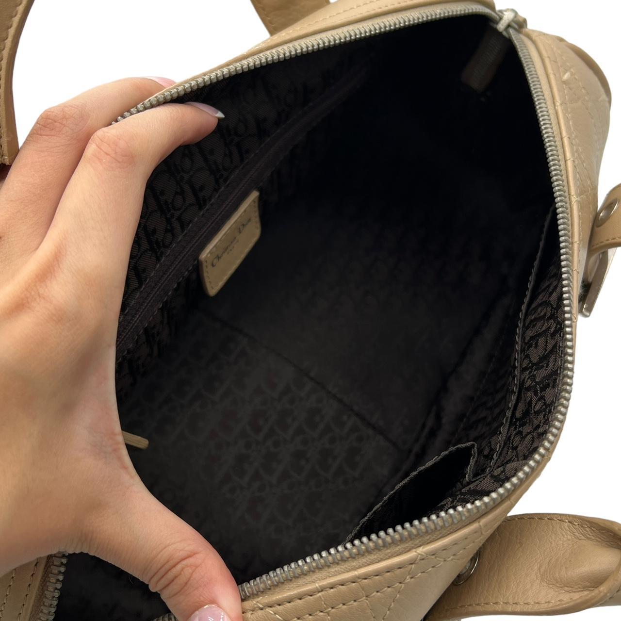 Christian Dior by John Galliano Beige Calfskin Cannage Bag - Outfit Repeater