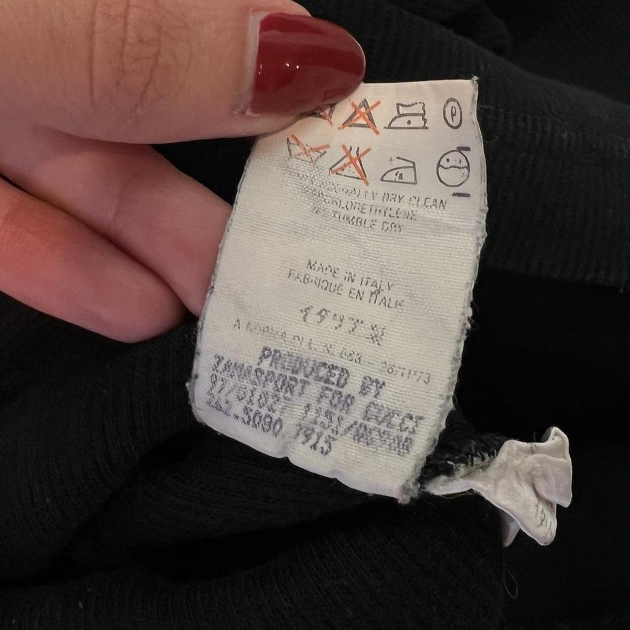 Gucci By Tom Ford F/W 1997 Black Ribbed Longsleeve T-Shirt - Outfit Repeater