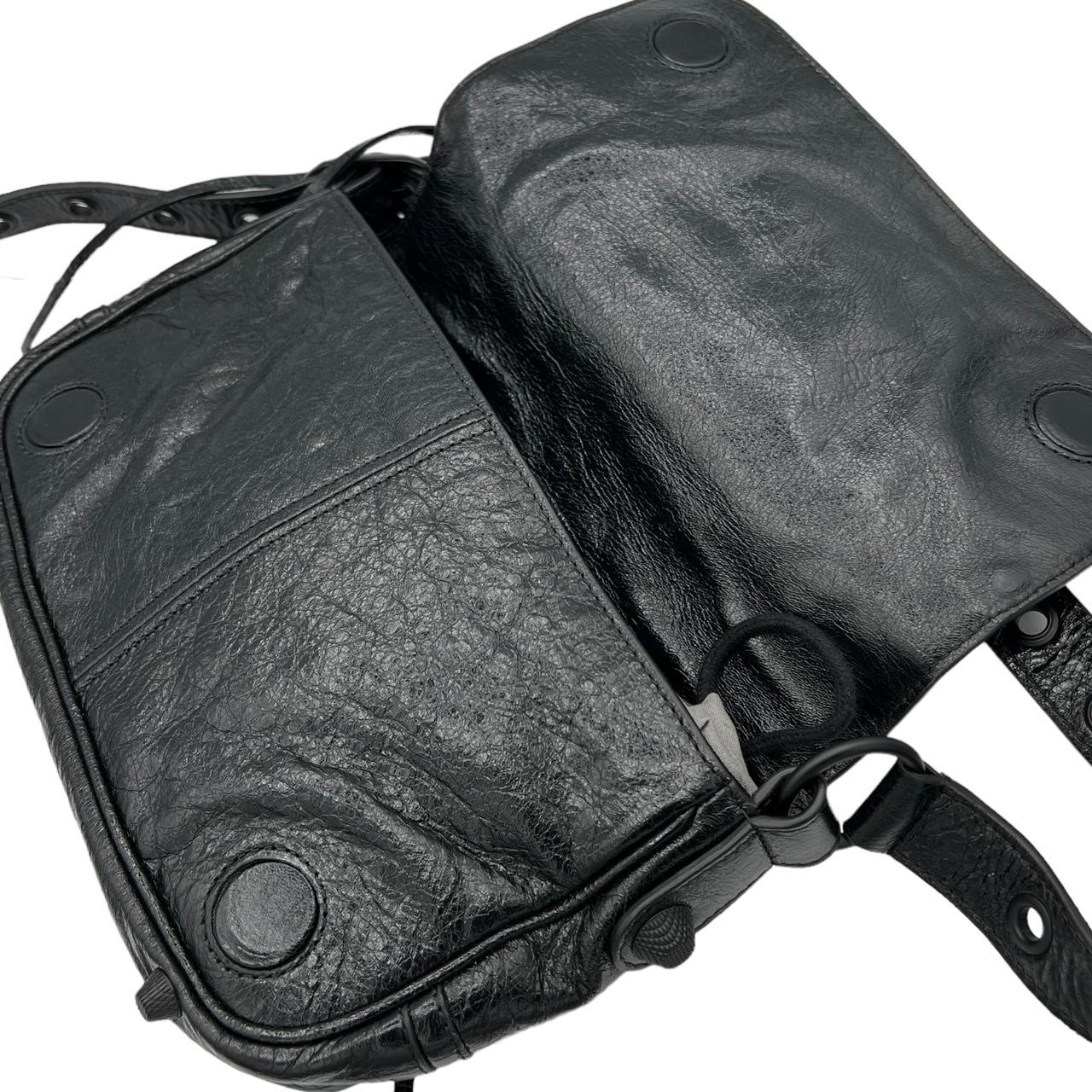 Balenciaga Crossbody Bag Black Leather XS
