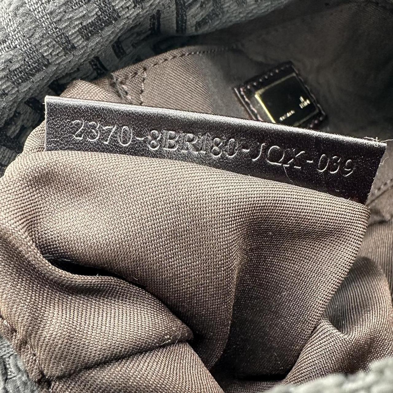 Fendi Chenille Suede Trim Mini Mama Baguette Shoulder Bag - Outfit Repeater