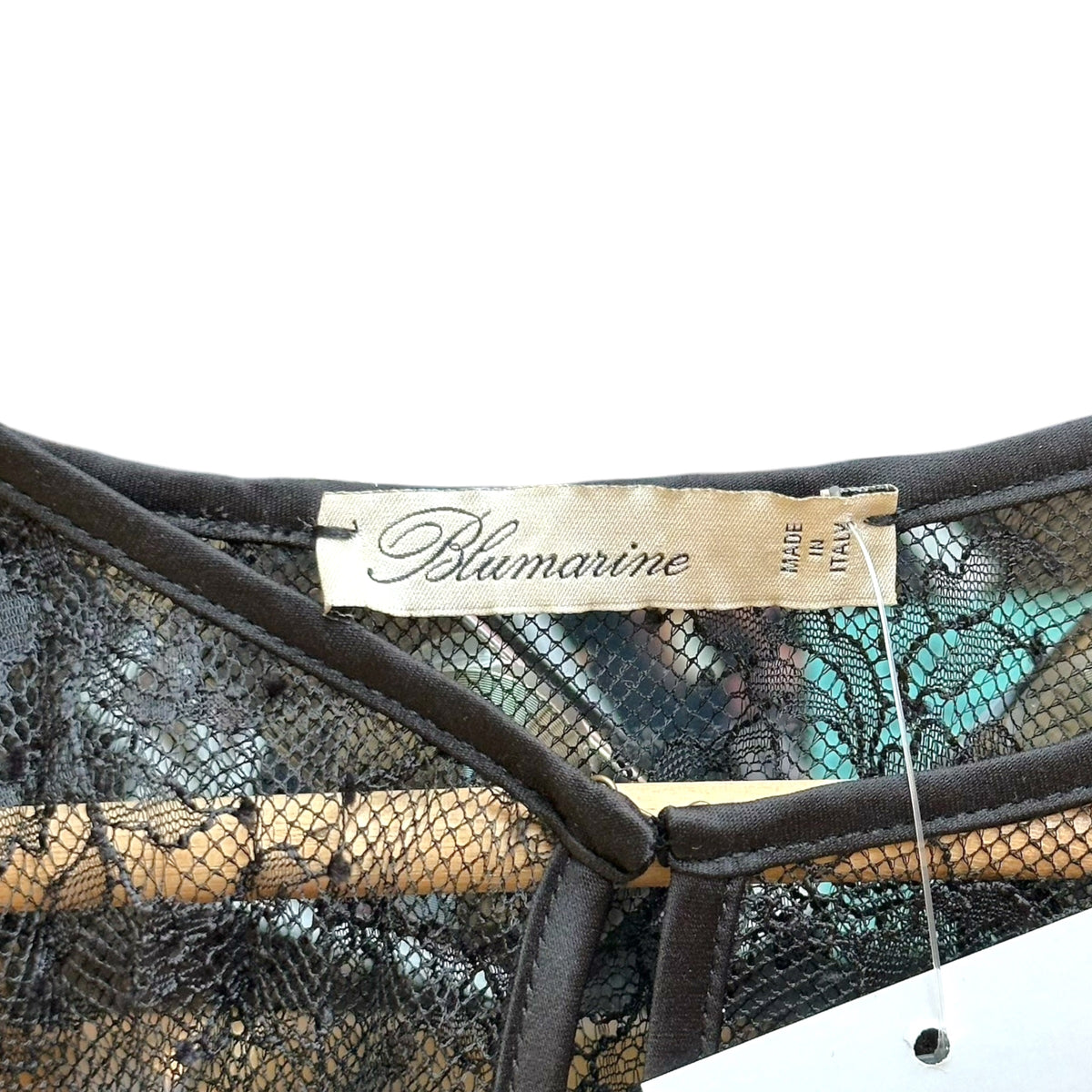 Blumarine Black Lace Cropped Bolero Cardigan